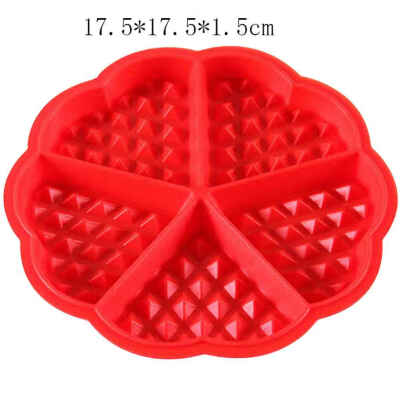 

Heat Resistant Silicone Waffle Chocolates Mould DIY Cake Biscuits Baking Mould Kitchen Accessory