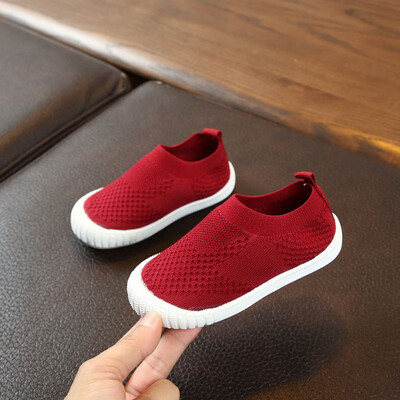 

children\s casual shoes New boys&girls shoes candy color non-slip wear-resistant breathable one foot single shoes