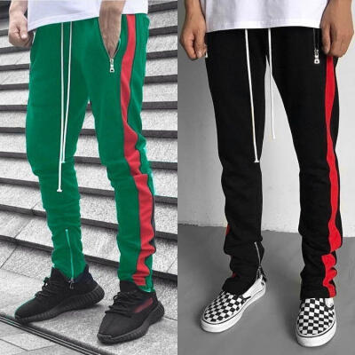 

Mens Fleece Joggers Trousers Cotton Track Suit Bottom Jogging Boxing Sport Pants