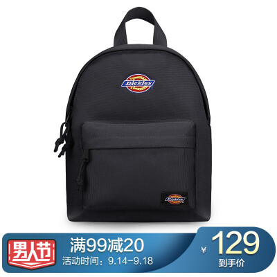 

DICKIES trend shoulder bag men&women fashion small backpack student mini canvas bag 183U90LBB12PU01 purple