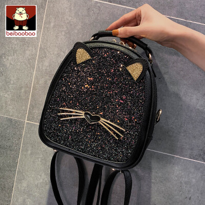 

On the new womens bag new 2019 summer tide sequined shoulder bag Korean fashion girl shoulder Messenger bag