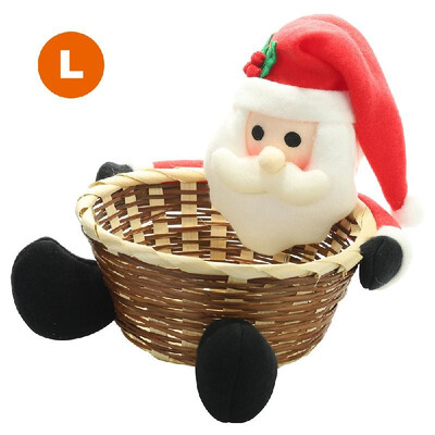 

Christmas Storage Basket Candy Box Storage Basket Holder Christmas Decorations Gifts Xmas Supplies
