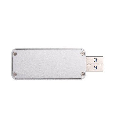 

M2 NGFF SSD 22302242 USB30 Type-A Enclosure SATA SSD Portable&High Speed Transfer Silver