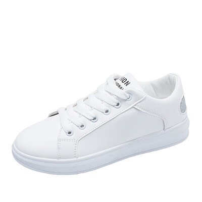 

Small white tide shoes female 2019 summer new autumn shoes Korean version of the wild white shoes casual student canvas shoes autumn autumn