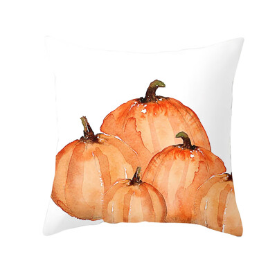 

Siaonvr Fall Halloween Pumpkin Pillow Case Waist Throw Cushion Cover Sofa Home Decor