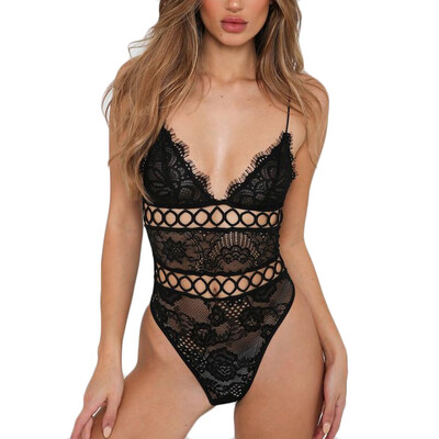 

Toponeto Women Lingerie One Piece Babydoll Lace Intimate Bodysuit Sexy Lingerie Underwear