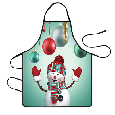 

Siaonvr Christmas Decoration Waterproof Apron Kitchen Aprons Dinner Party Apron