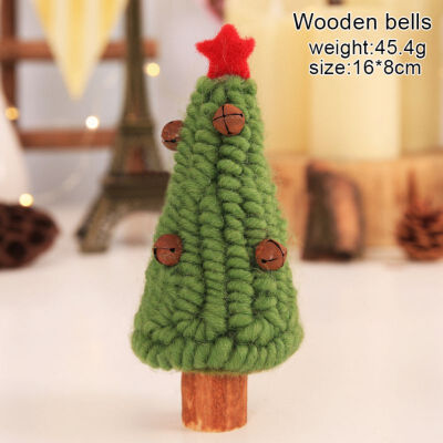 

New Christmas Decoration Windows Innovative Wool Felt Bell Christmas Tree Window Decoration Ornaments Home Decoration Accessories