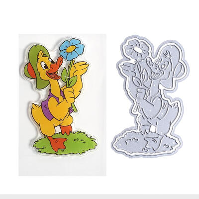 

Duck Embossing Cutting Dies Stencils Seal Scrapbooking Album DIY Decor Gift