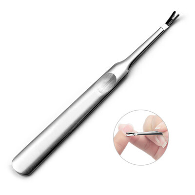 

Toponeto Stainless steel Cuticle Pusher Trimmer Remover Pedicure Manicure Nail Art Tools