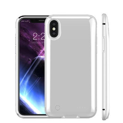 

For iPhone X 5000mAh Phone External Battery External USB Port Power Bank Charger Pack Backup Battery Case