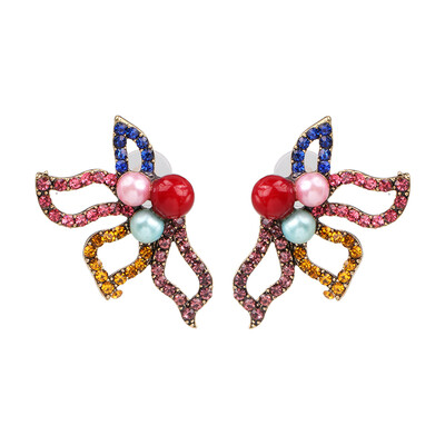 

2019 za Natural Stone Beads Drop Earrings For Women Vintage Crystal Bird Pendant Dangle Earrings Statement Jewelry