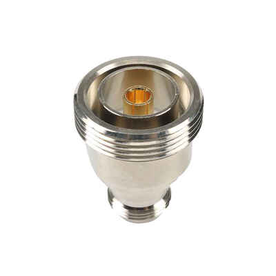 

L29 716 Din N Male Plug to Female Jack RF Coaxial Durable Copper Adapter Silver Low-loss Connector