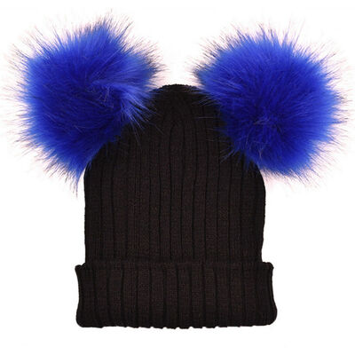 

Braided Crochet Wool Knit Beanie Beret Ski Ball Cap Baggy Womens Winter Warm Hat