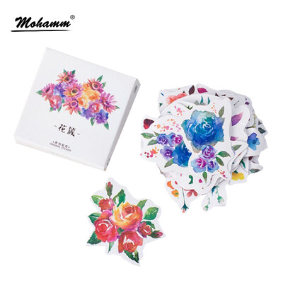 

Creative Flowers Decorative Diy Diary Stickers Kawaii Planner Scrapbooking Sticky Stationery Escolar School Supplies
