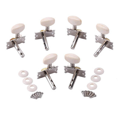 

6pc Open-Gear Guitar Tuners Machine Heads 3-Left 3-Right Alignment New