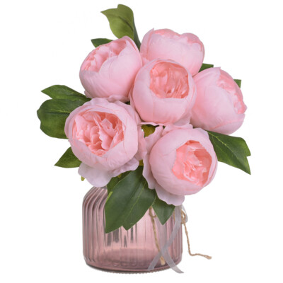 

Gobestart Artificial Silk Peony Flowers Home Garden Wedding Party Bridal Bouquet Decor