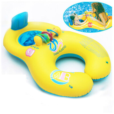 

〖Follure〗Baby Kids Mother Inflatable Swim Ring Swimming Pool Float Water Seat Chair Fun