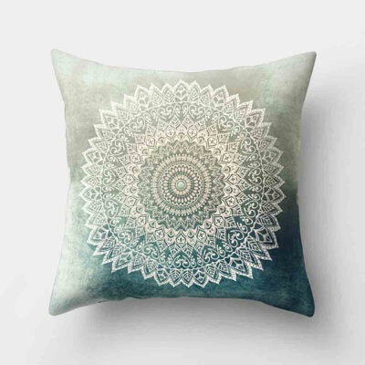 

1Pc Boho Cover Decorative Pillowcase Floral Cushion Pillowcase Neck Travel Gift