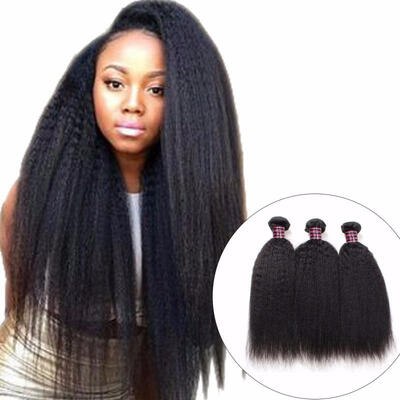 

Malaysian Yaki Straight Hair 3 Bundles Human Hair Extensions 100 Non Remy Hair Weave Bundles No Shedding