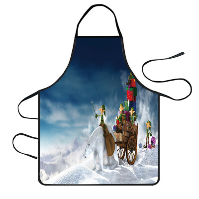 

Toponeto Christmas Decoration Waterproof Apron Kitchen Aprons Dinner Party Apron