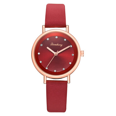 

Fashion ladies new high-grade diamonds English watch wish hot color simple casual casual wild watches
