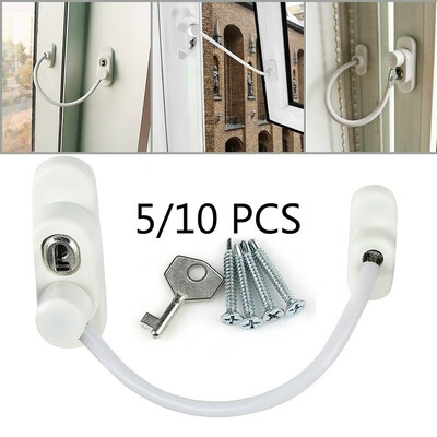 

510 pcsNew Design Chain Window Security LockAnti-child LockPrevent Children From FallingAnti-theft Window Lock