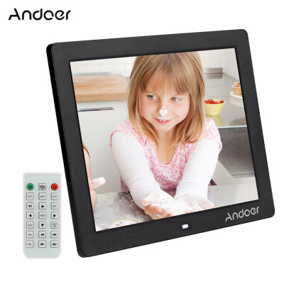 

Andoer 12" HD LED Digital Photo Picture Frame 800 600 MP4 MP3 Movie Player E-book Clock Calender with Remote Control Christmas G