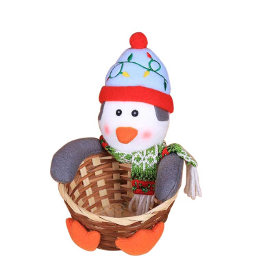 

Christmas Decoration Candy Basket Christmas Child Candy Basket Small Penguin Home Garden Festive Party Supplies