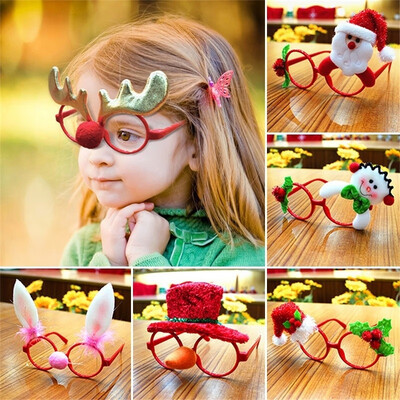 

Christmas Decorations Christmas Lovely Cartoon Glasses Frame for Child Christmas Party Gift