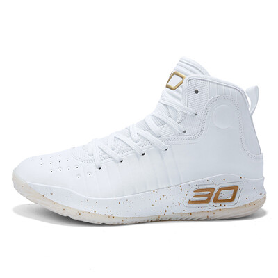

Couple basketball shoes men spring shock wear-resistant breathable high-top boots sneakers running shoes women