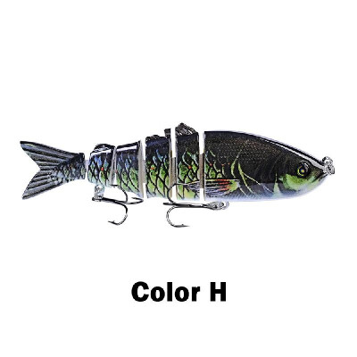 

12cm 185g Fishing Lure Hard Bait Multi Segments Swimbait Crankbait Artificial Fishing Lure Bait with Treble Hooks