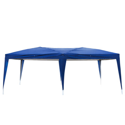 

3 x 6m Blue Outdoor Party Waterproof Folding Tent Canopy Gazebo w 4 Windows