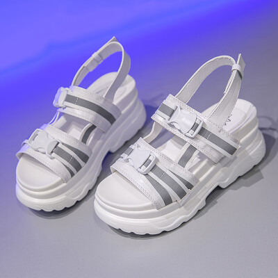 

Thick-soled sandals in summer fashion heightens ins studentssandals muffins&Roman shoes