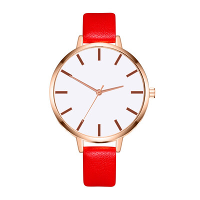 

Women Watches Golden Border Scale Dial Ladies Quartz Wristwatch High Quality Leather Strap Casual Clock Gift Relogio Feminino