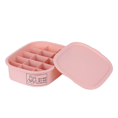 

Family Plastic Bra Undewear Socks Stackable Holder Multi-functional Storage Box Container Household Organizer for Cloth Drawer Div