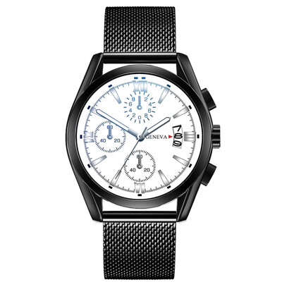

Gobestart Luxury Watches Quartz Watch Stainless Steel Dial Casual Bracele Watch