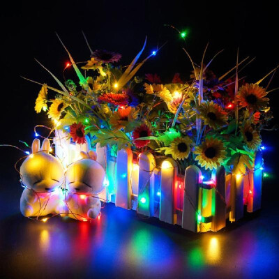 

Solar Power Copper Wire Decorative String Lights Holiday Christmas Light Total Length 119 Meters with Eight Functions