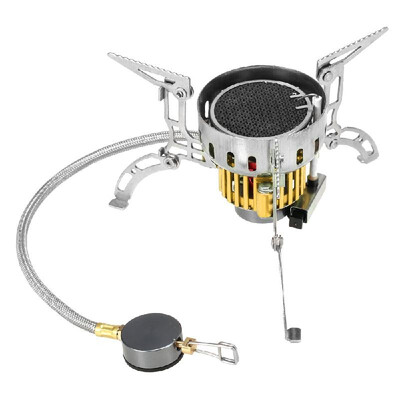 

Outdoor Infrared Camping Stove Ultralight Portable Furnace Collapsible Windproof Gas Stove Mini Burner for Cookout Picnic Hiking B