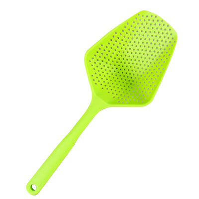 

Plastic Water Ice Shovel No Sticky Filter Strainer Long Colander Kitchen Gadget