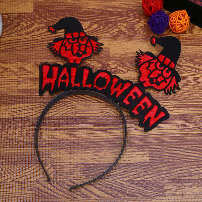 

New Halloween Pumpkin Spider Headband Halloween Witch Hat Dress Elegant Party Costume Cap For Childrens Party Toys Caps Cosplay