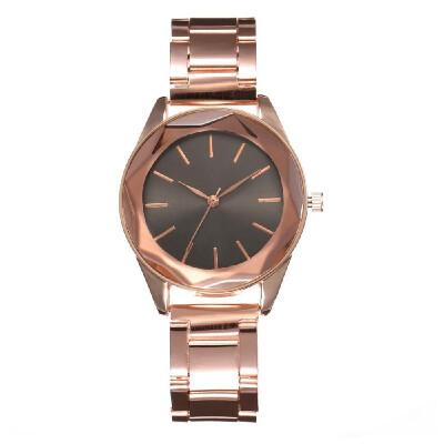 

Women Fashion Simple Stainless Steel Case Alloy Band Watch Lady Casual Quartz Wrist Watch