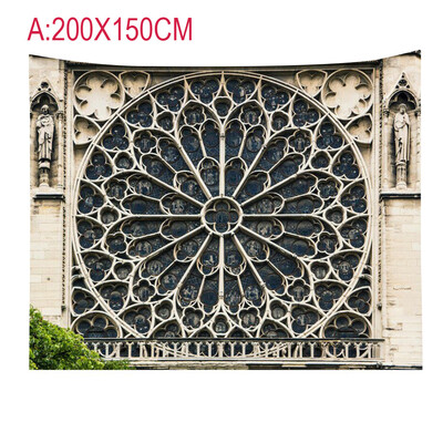 

Gobestart Beautiful Notre Dame Home Textile Wall Tapestry Home Decor