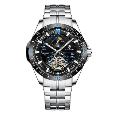 

TEVISE Men Multifunctional Automatic Mechanical Watch Fashion Waterproof Big Dial Wrist Watch