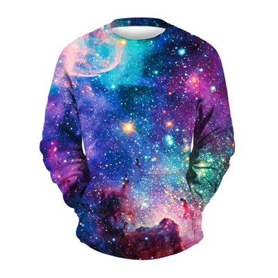 

Aowofs New Mens 3D Printed Pullover Womens Sweater No Suede Inside CBA004