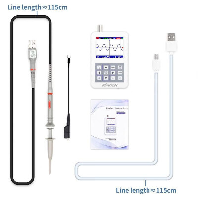 

KKmoon 2031H Digital Oscilloscope Handheld Oscilloscope Mini Palm Size Oscilloscope with 30M Bandwidth 200MSs Sampling Rate with