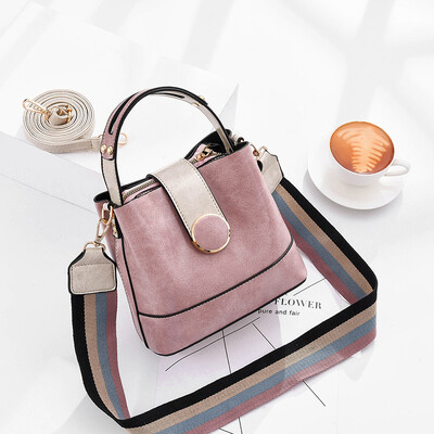 

Summer bucket Lady Bag Fashion Net red small bag broadband slant bag lady Baitao ins
