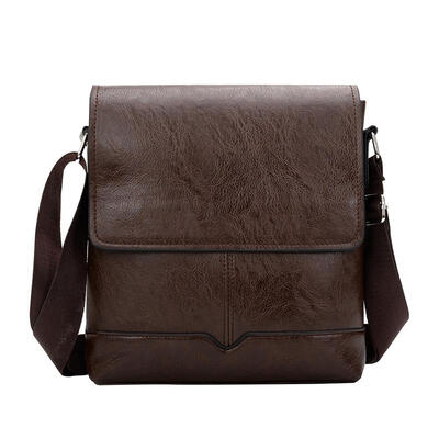 

Men Crossbody Bags PU Leather Shoulder Casual Business Messenger Handbags
