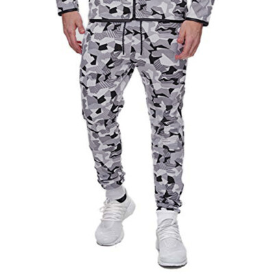 

Gobestart Mens Casual Sport Pants Slim Fit Print Trousers Running Joggers Sweatpants