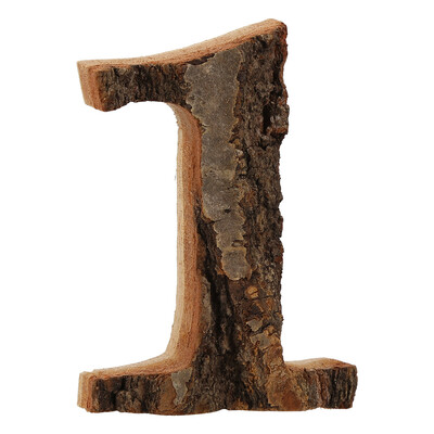 

Gobestart Natural Wooden Number Marquee Number Name Sign for Wedding Home Party